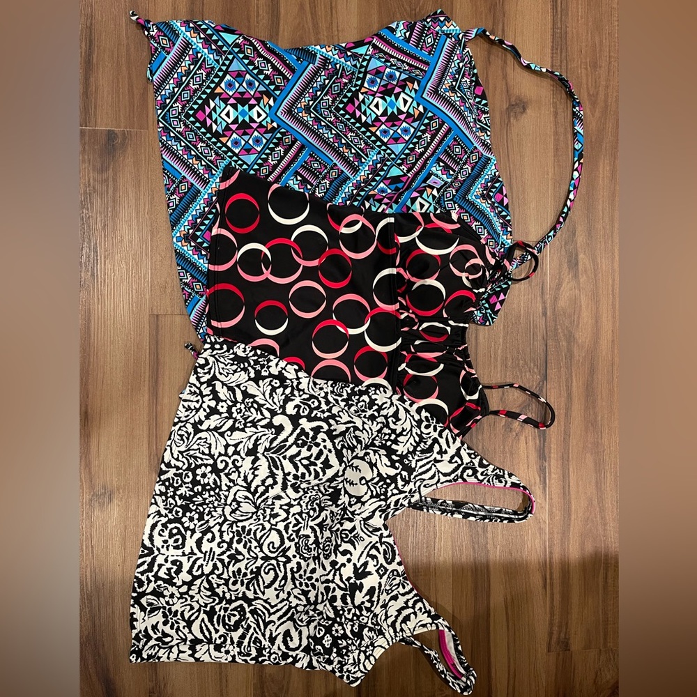 Colorful Patterned Tank Tops Set